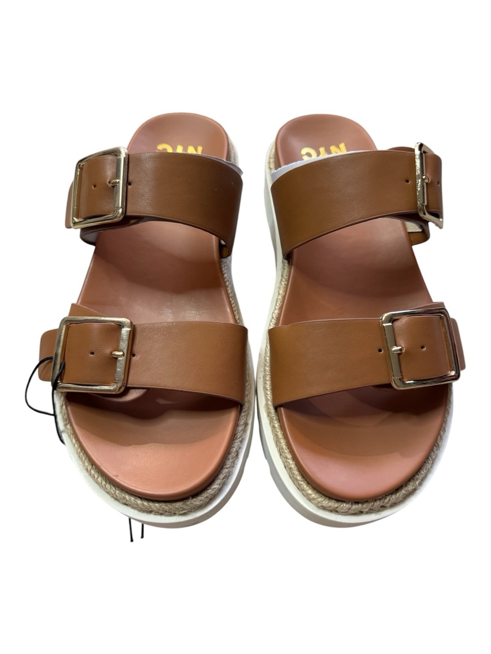 NYC Steve Madden Women's Brown platform, sandals Size Stamp - USA 8